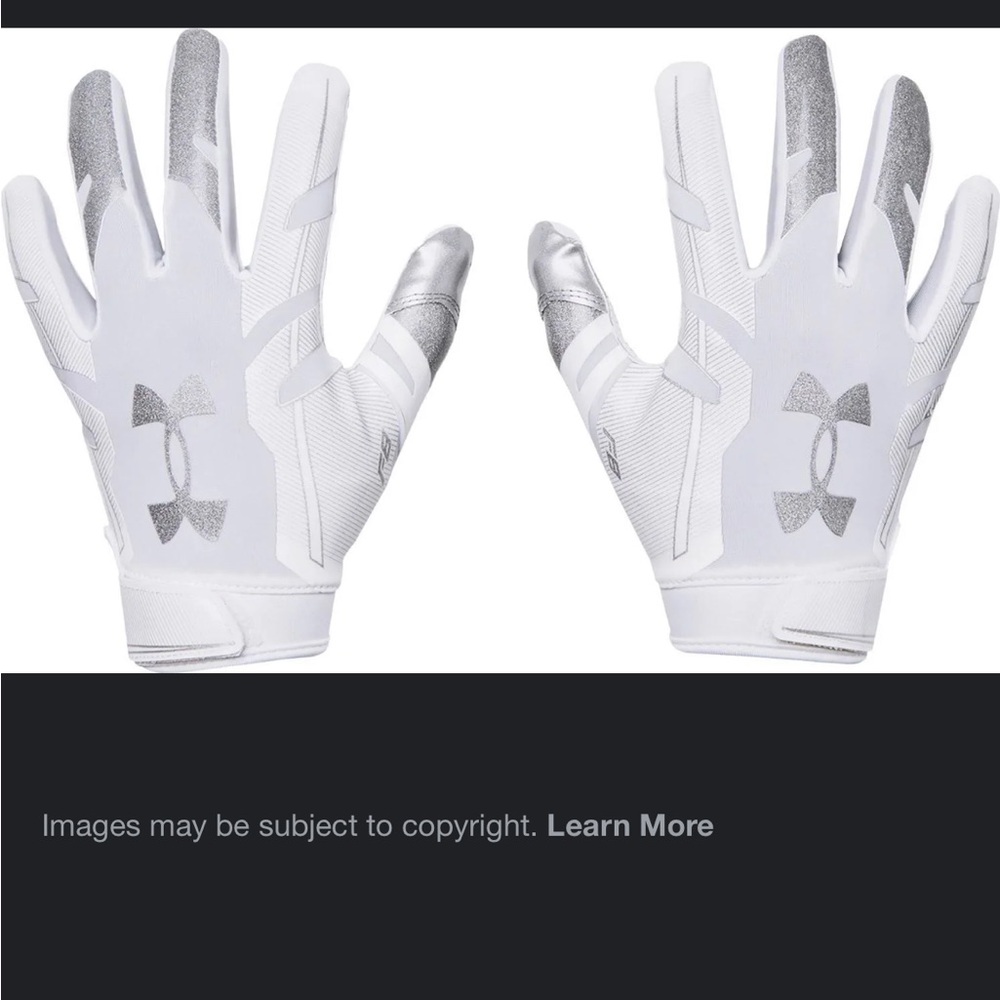 Under Armour Boys' F8 Football Gloves sz small